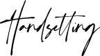 Handsetting