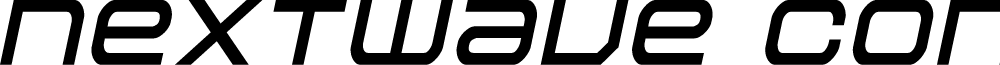 Nextwave Condensed Italic