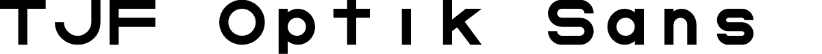 TJF Optik Sans Black