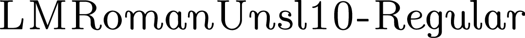 LMRomanUnsl10-Regular