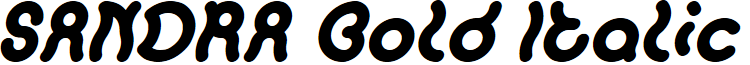 SANDRA Bold Italic