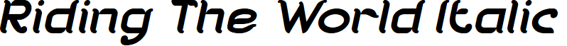Riding The World Italic