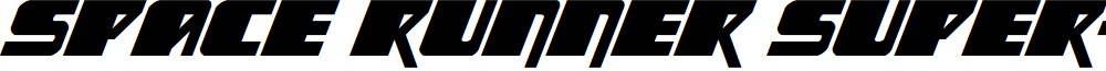 Space Runner Super-Italic