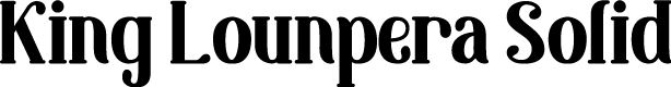 King Lounpera Solid