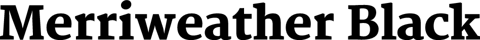 Merriweather Black