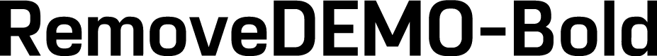 RemoveDEMO-Bold
