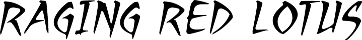 RagingRedLotusBB-Italic