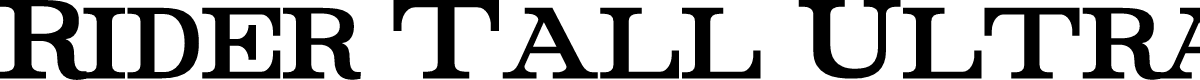 Rider Tall Ultra-condensed Bold
