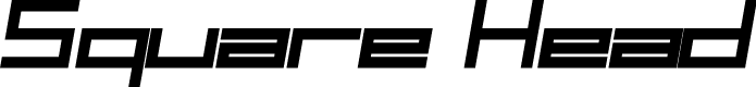 SF Square Head Bold Italic