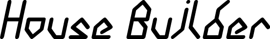 House Builder Italic