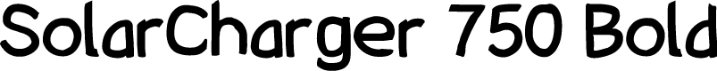 SolarCharger 750 Bold