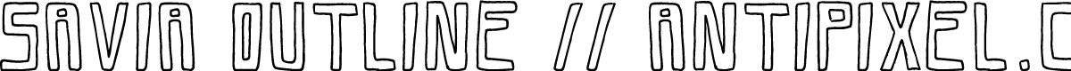 Savia Outline // ANTIPIXEL.COM.AR
