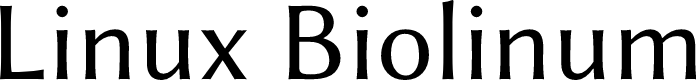 Linux Biolinum
