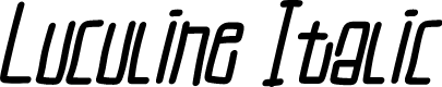 Luculine Italic