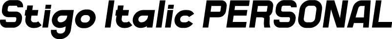 Stigo Italic PERSONAL
