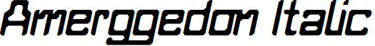 Amerggedon Italic