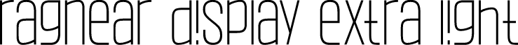 Ragnear Display Extra Light