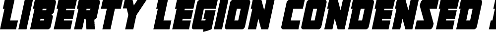 Liberty Legion Condensed Ital