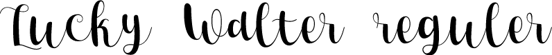 Lucky Walter reguler