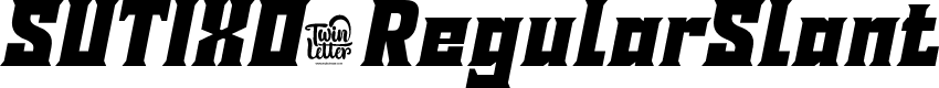 SUTIXO-RegularSlant