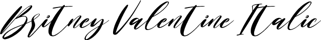 Britney Valentine Italic
