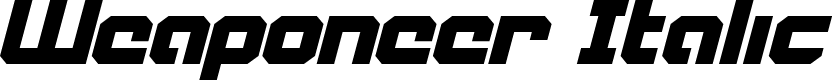 Weaponeer Italic