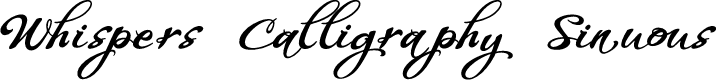 WHISPERS CALLIGRAPHY_DEMO_sinuous_BOLD