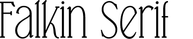 Falkin Serif PERSONAL