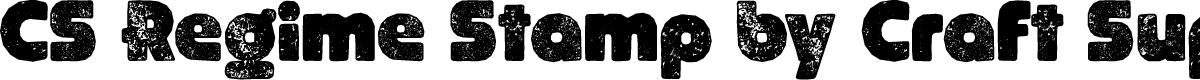 CS Regime Stamp Regular Demo