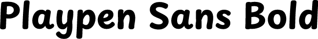 Playpen Sans Bold