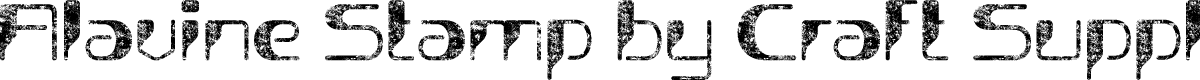 AlavineStamp-Regular Demo