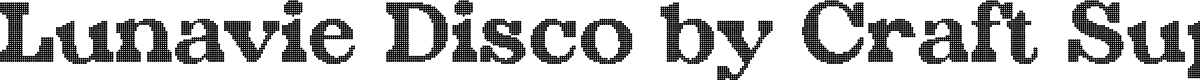 LunavieDisco-Regular Demo