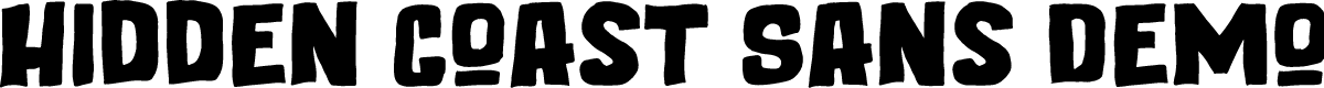Hidden Coast Sans Demo