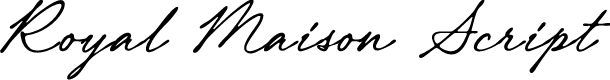 Royal Maison Script