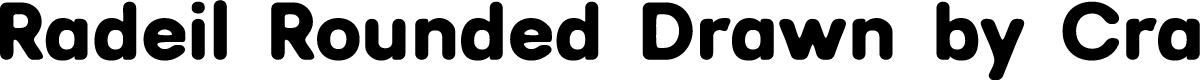 RadeilRoundedDrawn-Regular Demo