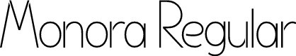 Monora Regular