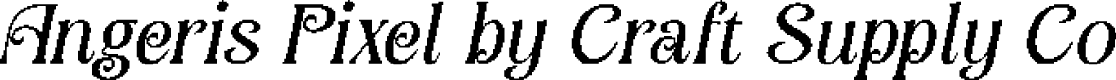 Angeris Pixel Demo Regular