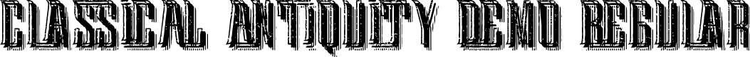 CLASSICAL ANTIQUITY DEMO REGULAR