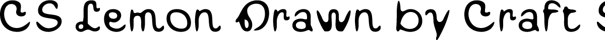 CSLemonDrawn-Regular Demo