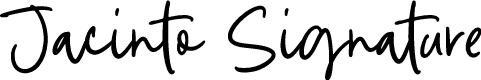 Jacinto Signature