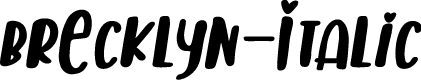 Brecklyn-Italic