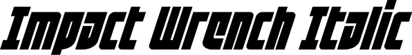 Impact Wrench Italic