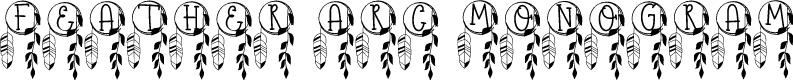 Feather Arc Monogram