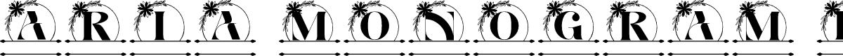 Aria Monogram Line