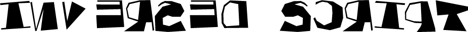 Inversed Script
