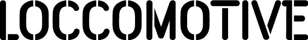 Loccomotive Stencil Military Block