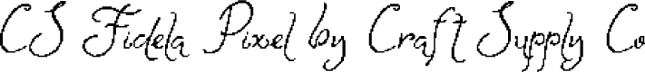 CS Fidela Pixel Regular Demo