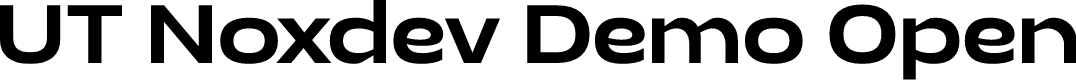 UT Noxdev Demo Open