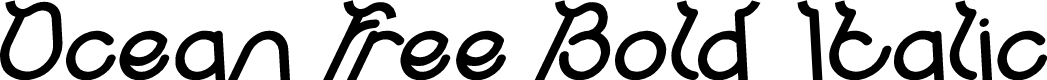 Ocean Free Bold Italic
