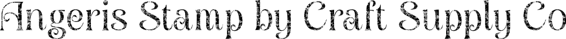 AngerisStamp-Regular Demo